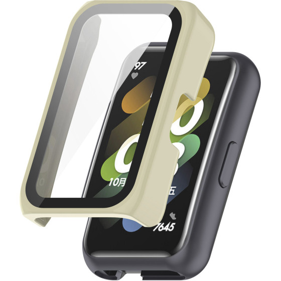 Sonique ���� ��������� PC + Tempered Glass ��� Huawei Band Band 6 / Band 7 ���� - ���� - Band 6, Band 7 - Watch Glass