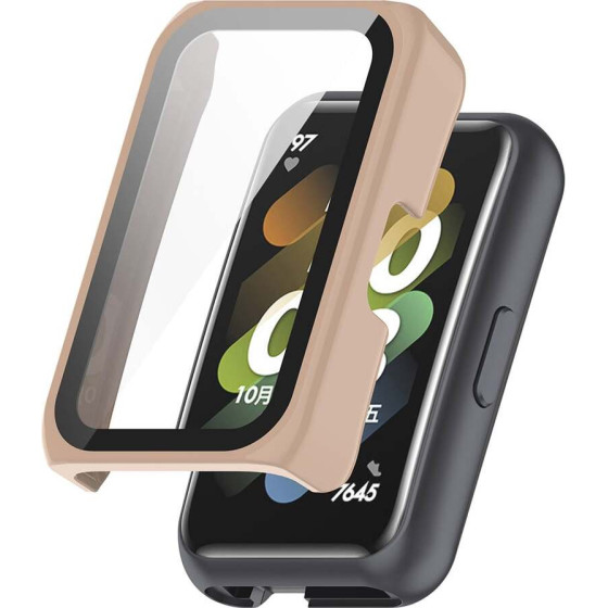 Sonique ���� ��������� PC + Tempered Glass ��� Huawei Band Band 6 / Band 7 ��� - ��� - Band 6, Band 7 - Watch Glass