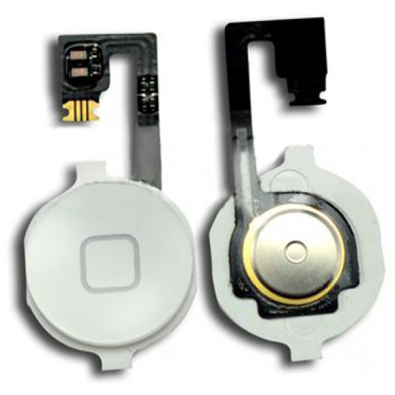 IPHONE 4G ������� FLEX HOME BUTTON + ��������� WHITE