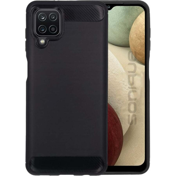 Sonique ���� ��������� Carbon Brushed Samsung Galaxy A12 / Galaxy M12 ����� - ����� - Galaxy A12, Galaxy M12