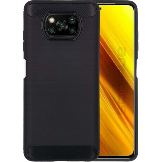 Sonique ���� ��������� Carbon Brushed Xiaomi Poco X3 NFC / Poco X3 Pro ����� - ����� - Poco X3 NFC, Poco X3 Pro