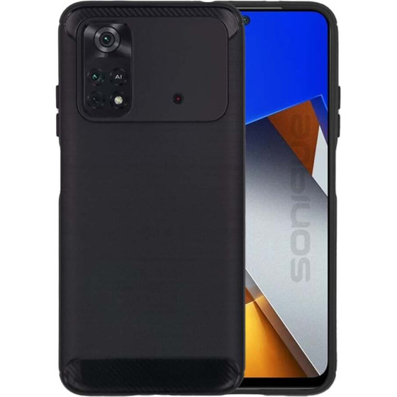 Sonique ���� ��������� Carbon Brushed Xiaomi Poco M4 Pro 4G ����� - ����� - POCO M4 Pro 4G
