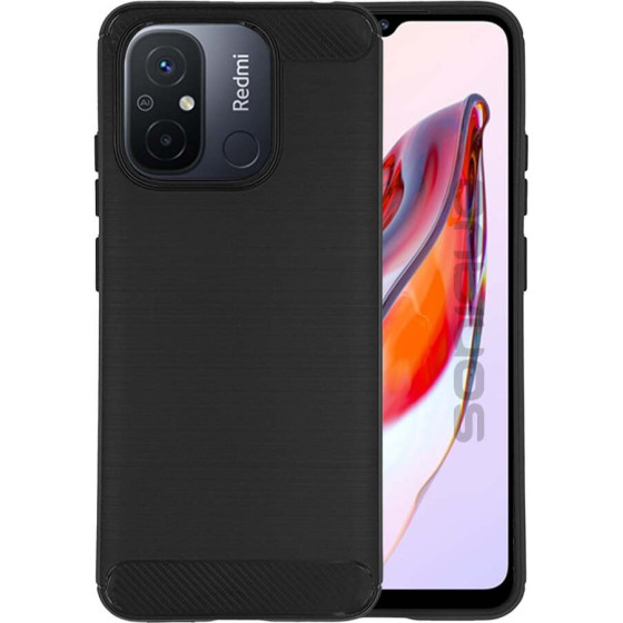 Sonique ���� ��������� Carbon Brushed Xiaomi Redmi 12C ����� - ����� - Redmi 12C
