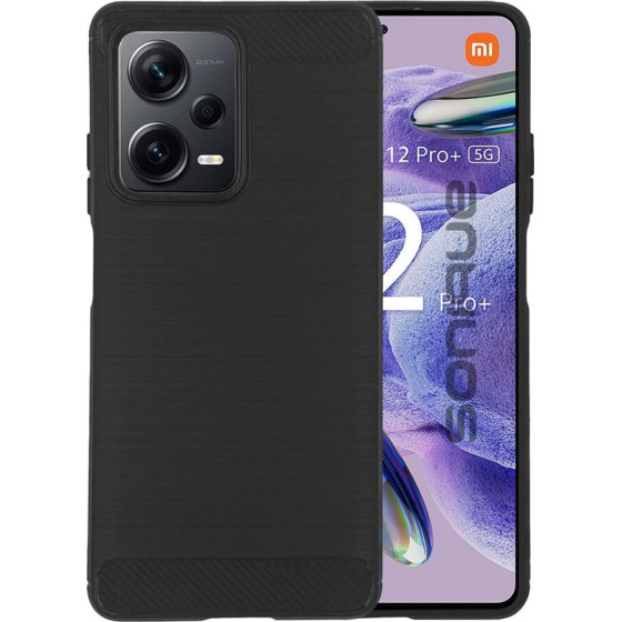 Sonique ���� ��������� Carbon Brushed Xiaomi Redmi Note 12 Pro Plus ����� - ����� - Redmi Note 12 Pro Plus