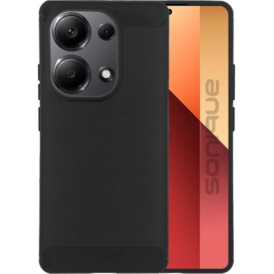 Sonique ���� ��������� Carbon Brushed Xiaomi Redmi Note 13 Pro 4G / Poco M6 Pro 4G ����� - ����� - Poco M6 Pro 4G, Redmi Note 13 Pro 4G