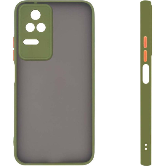 Sonique ���� ��������� Color Button Bumper Xiaomi Poco F4 5G ������� ������� - ������� ������� - Poco F4 5G