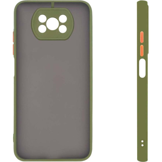Sonique ���� ��������� Color Button Bumper Xiaomi Poco X3 NFC / Poco X3 Pro ������� ������� - ������� ������� - Poco X3 NFC, Poco X3 Pro