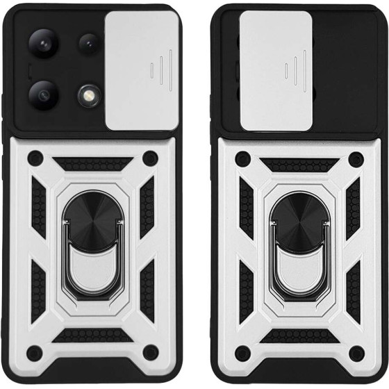 Sonique ���� Ring Armor CamPro ��� Xiaomi Redmi Note 13 Pro 4G / Poco M6 Pro 4G ����� - ����� - Poco M6 Pro 4G, Redmi Note 13 Pro 4G