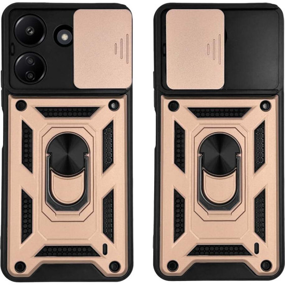 Sonique ���� Ring Armor CamPro ��� Xiaomi Redmi 13C 4G / Poco C65 4G ��� ����� - ��� ����� - Poco C65 4G, Redmi 13C 4G