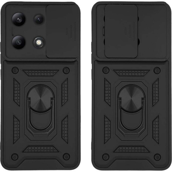 Sonique ���� Ring Armor CamPro ��� Xiaomi Redmi Note 13 Pro 4G / Poco M6 Pro 4G ����� - ����� - Poco M6 Pro 4G, Redmi Note 13 Pro 4G