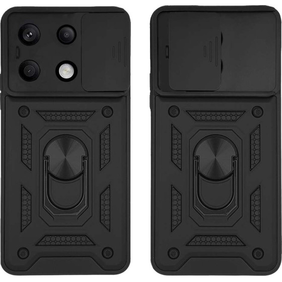Sonique ���� Ring Armor CamPro ��� Xiaomi Redmi Note 13 Pro 5G / Poco X6 5G ����� - ����� - Poco X6 5G, Redmi Note 13 Pro 5G