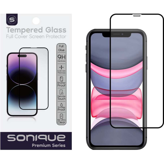 Sonique Hardy Glass Premium Series HD Full Cover 9H Apple iPhone 11 / iPhone XR ����� - ����� - iPhone 11, iPhone XR