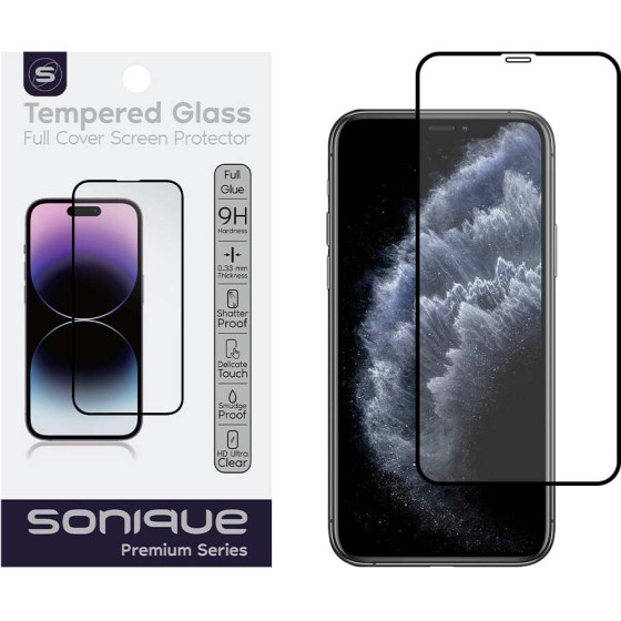 Sonique Hardy Glass Premium Series HD Full Cover 9H Apple iPhone 11 Pro / iPhone XS / iPhone X ����� - ����� - iPhone 11 Pro, iPhone X, iPhone XS