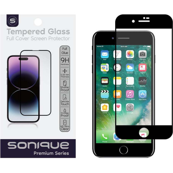 Sonique Hardy Glass Premium Series HD Full Cover 9H Apple iPhone 7 Plus / iPhone 8 Plus ����� - ����� - iphone 7 Plus, iphone 8 Plus