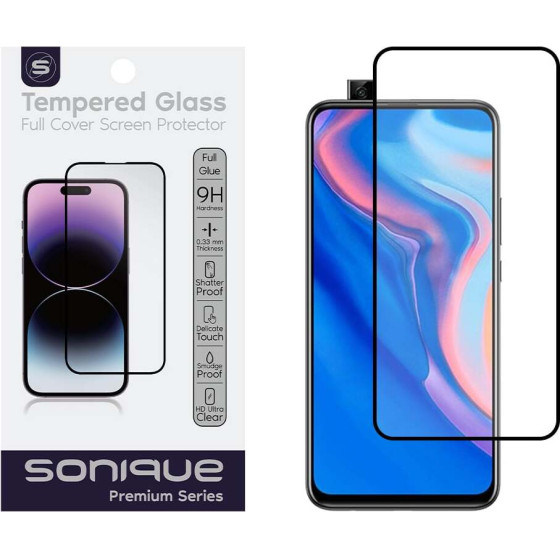 Sonique Hardy Glass Premium Series HD Full Cover 9H Huawei P Smart Z / Honor 9X / P Smart Pro 2019 ����� - ����� - Honor 9X, P Smart Pro 2019, P Smart Z