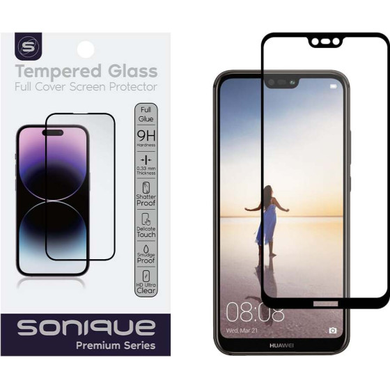 Sonique Hardy Glass Premium Series HD Full Cover 9H Huawei P20 lite ����� - ����� - P20 lite