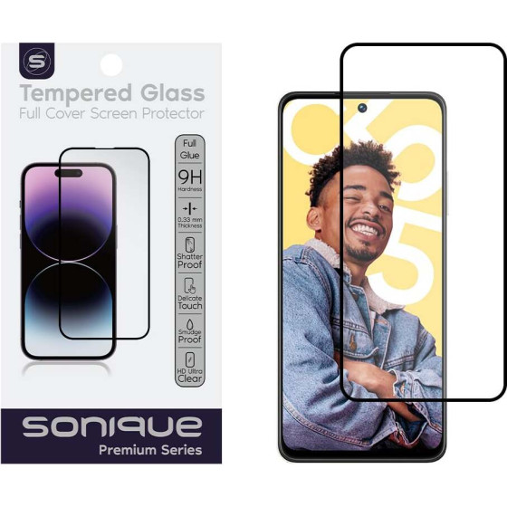 Sonique Hardy Glass Premium Series HD Full Cover 9H Realme C55 ����� - ����� - Realme C55