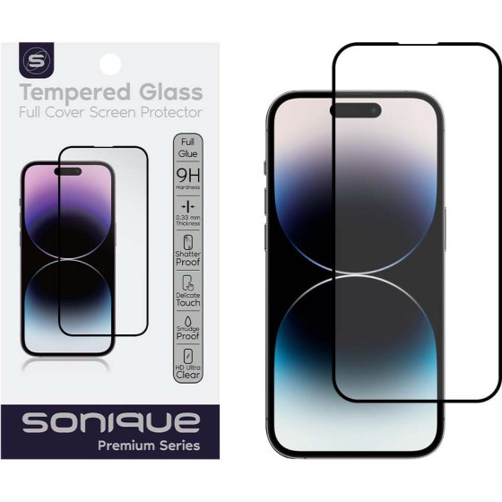 Sonique Hardy Glass Premium Series HD Full Cover 9H Apple iPhone 14 Pro Max ����� - ����� - iPhone 14 Pro Max