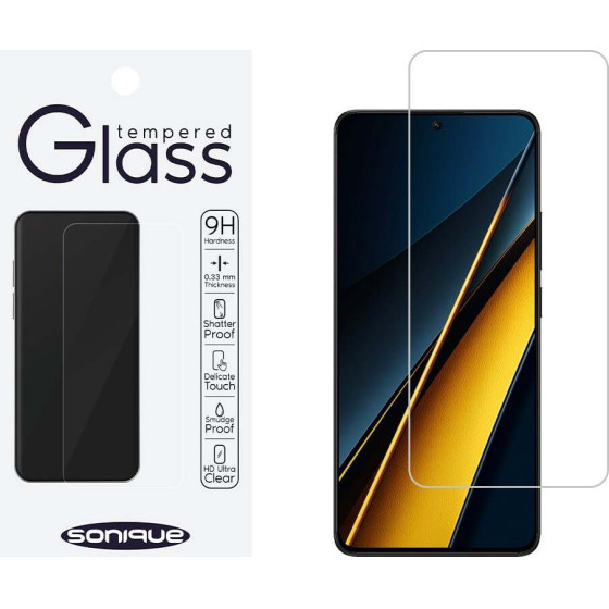Sonique Hardy Glass Premium Series HD 9H Xiaomi Poco X6 Pro 5G - Poco X6 Pro 5G