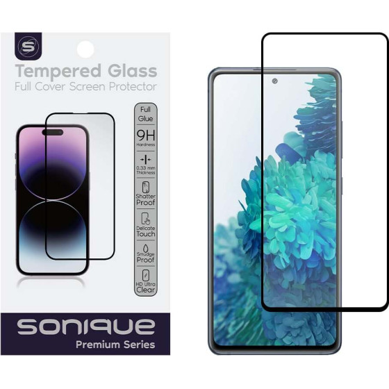 Sonique Hardy Glass Premium Series HD Full Cover 9H Samsung Galaxy S20 FE 4G/5G ����� - ����� - Galaxy S20 FE 4G/5G