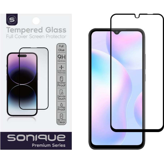 Sonique Hardy Glass Premium Series HD Full Cover 9H Xiaomi Redmi 9A / Redmi 9AT / Redmi 9C ����� - ����� - Redmi 9A, Redmi 9AT, Redmi 9C