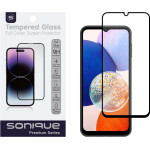 Sonique Hardy Glass Premium Series HD Full Cover 9H Samsung Galaxy A14 4G / Galaxy A14 5G ����� - ����� - Galaxy A14 4G, Galaxy A14 5G