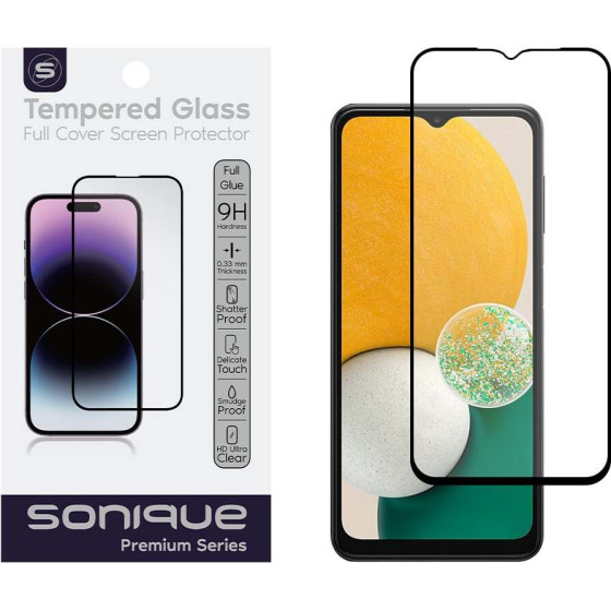 Sonique Hardy Glass Premium Series HD Full Cover 9H Samsung Galaxy A13 4G / Galaxy A13 5G / Galaxy A04s ����� - ����� - Galaxy A04s, Galaxy A13 4G, Galaxy A13 5G