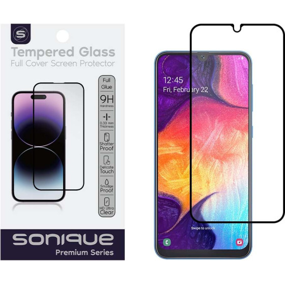 Sonique Hardy Glass Premium Series HD Full Cover 9H Samsung Galaxy A50 / Galaxy A50S / Galaxy A30S ����� - ����� - Galaxy A30s, Galaxy A50, Galaxy A50S