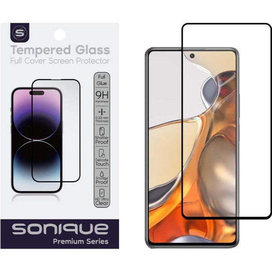 Sonique Hardy Glass Premium Series HD Full Cover 9H Xiaomi Xiaomi 11T / Xiaomi 11T Pro ����� - ����� - Xiaomi 11T, Xiaomi 11T Pro