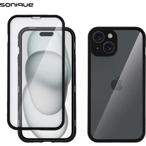 Sonique ��������� ��������� ���� 360� Full Protector ��� Apple iPhone 15 ����� - ����� - iPhone 15