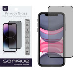 Sonique Privacy Glass Premium Series HD Full Cover 9H Apple iPhone 11 / iPhone XR ����� - ����� - iPhone 11, iPhone XR