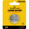Powertech �������� ������ CR2025, 3V, 1��� - (PT-1211)