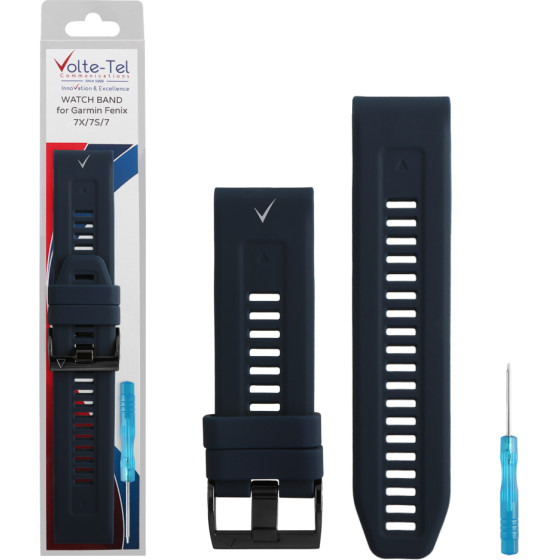 Volte-Tel ������� �������� ��������� Garmin Fenix 7X/7S/7 26mm Dark Blue VT135 + ��������� - (5205308361692)