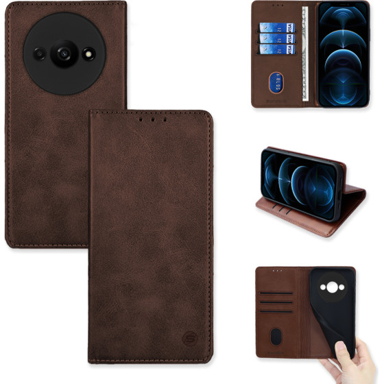Sonique ���� ��������� Vintage Magnet Wallet Xiaomi Redmi A3 ����