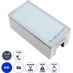 GloboStar Cybolithos ������� ��������� ���� ������� Led 4W 400lm 120� Dc 24V ��������� IP68 IK06 �20 x �10 x �8cm ���� Dimmable - Tempered ��������� ����� & ���������� ������ - Bridgelux Chip - 3 ������ ������� - (60952)