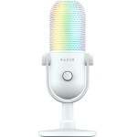 Razer Seiren V3 Chroma - White - Rgb Usb Condenser Microphone - Gain Limiter - Build-In Shock Absorb - (RZ19-05060200-R3M1)
