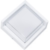 GloboStar Apex ��������� ������ ������ ����������/���������� ����� Led 10W 1050lm 120� AC175-265V ��������� IP65 - �������� ���� - ������ ����� 4500K - �17 x �17 x �9cm - ����� - Bridgelux Chip - 3 ������ ������� - (60772)