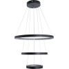 GloboStar Diamond Trio �������� ��������� ���������-������ Led Cct 100W 11200lm 360� Ac 220-240V - �������� �������� ���� ���������������� AIO ����� 6000k+������ 4500k+����� 2700k Dimmable �25+40+60cm - ����� - 3 ������ ������� - (61523)