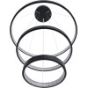 GloboStar Diamond Trio �������� ��������� ���������-������ Led Cct 100W 11200lm 360� Ac 220-240V - �������� �������� ���� ���������������� AIO ����� 6000k+������ 4500k+����� 2700k Dimmable �25+40+60cm - ����� - 3 ������ ������� - (61523)