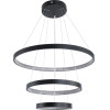 GloboStar Diamond Trio �������� ��������� ���������-������ Led Cct 100W 11200lm 360� Ac 220-240V - �������� �������� ���� ���������������� AIO ����� 6000k+������ 4500k+����� 2700k Dimmable �25+40+60cm ����� 3 ������ ������� - (61523-DECO)