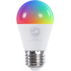 GloboStar ������ ����� Led E27 G45 �������� Smart Home Wifi 5.5W 550lm 260� Ac 220-240V IP20 �4.5 x �8.8cm RGB+Cct - �������� �������� & Dimming ���� ��������� Tuya - Bridgelux Chip 3 ������ ������� - (60489)