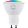 GloboStar ������ ���� Led GU10 MR16 Smart Home Wifi 5.5W 550lm 120� Ac 220-240V IP20 �5 x �6.5cm RGB+Cct - �������� �������� & Dimming ���� ��������� Tuya - Bridgelux Chip 3 ������ ������� - (60487)