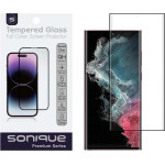 Sonique Curvy Glass Premium Series Hd Full Cover 9H (Fingerprint unlock) Samsung Galaxy S22 Ultra �����