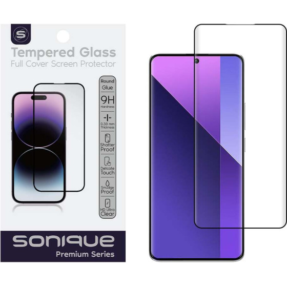 Sonique Curvy Glass Premium Series Hd Full Cover 9H Xiaomi Redmi Note 13 Pro Plus 5G �����