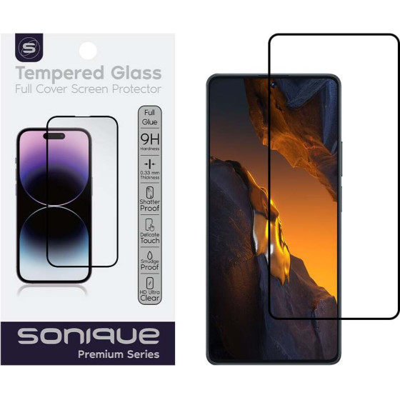 Sonique Hardy Glass Premium Series Hd Full Cover 9H Xiaomi Poco F5 5G �����