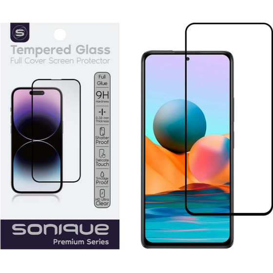 Sonique Hardy Glass Premium Series Hd Full Cover 9H Xiaomi Redmi Note 10 Pro �����