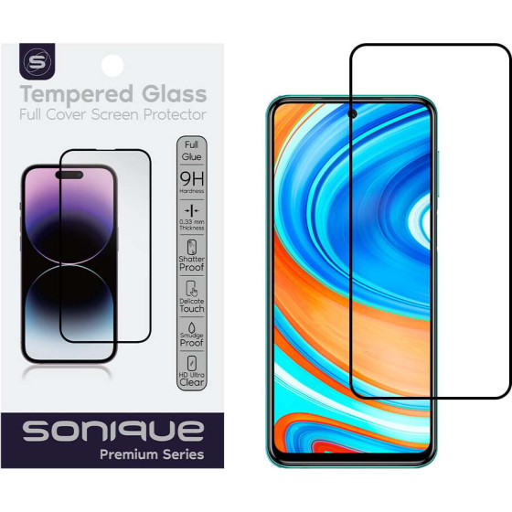 Sonique Hardy Glass Premium Series Hd Full Cover 9H Xiaomi Redmi Note 9S/9 Pro �����