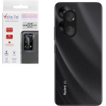Volte-Tel Tempered Glass Xiaomi Redmi 13C 5G 6.74'' 9H 0.25mm 3D Curved For Camera BLACK - (5205308363146)