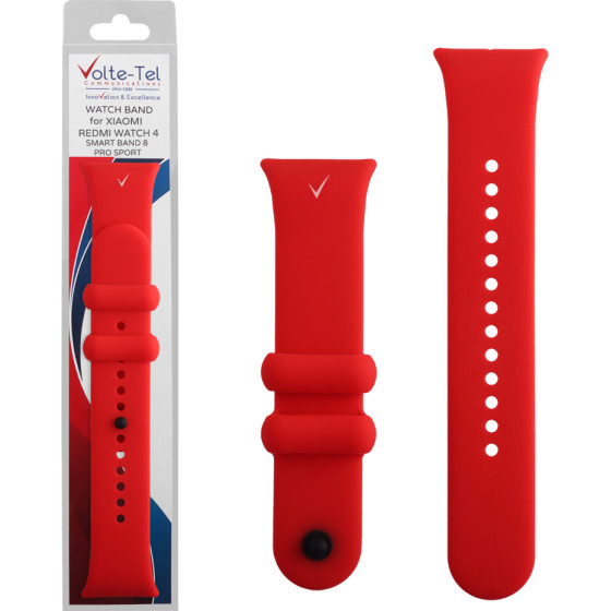 Volte-Tel ������� �������� ��������� Xiaomi Redmi Watch 4/Smart Band 8 Pro Red VT119