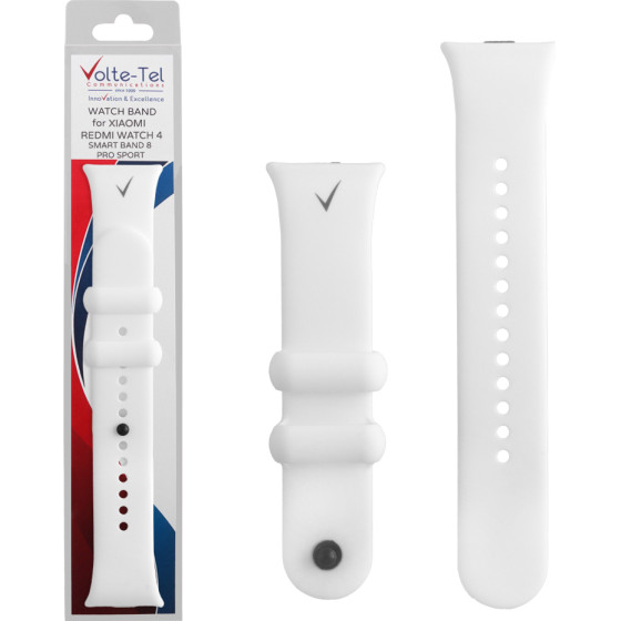 Volte-Tel ������� �������� ��������� Xiaomi Redmi Watch 4/Smart Band 8 Pro White VT119